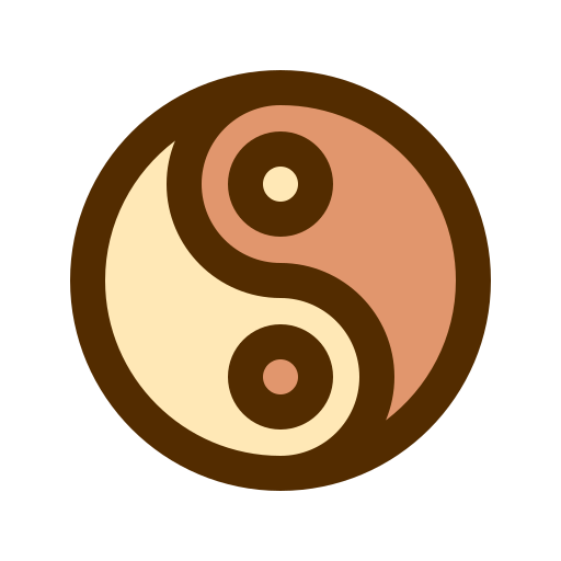 Yin yang icono gratis