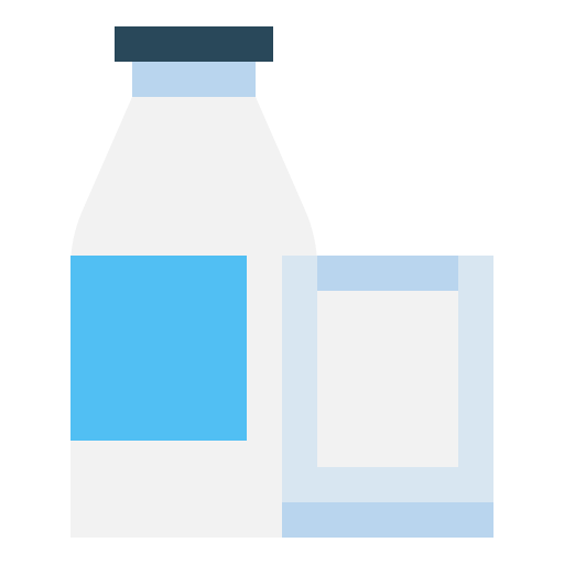 Milk Free Food Icons 8918