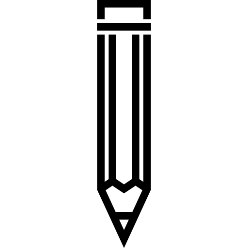 Pencil Detailed Straight Lineal icon