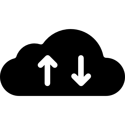 computación en la nube icono gratis