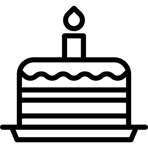 Birthday cake Special Lineal icon