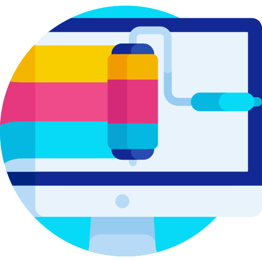 Colorante icono gratis