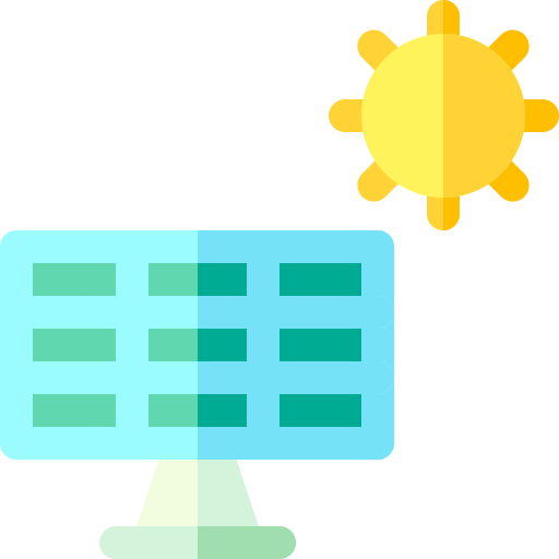 Panel solar icono gratis