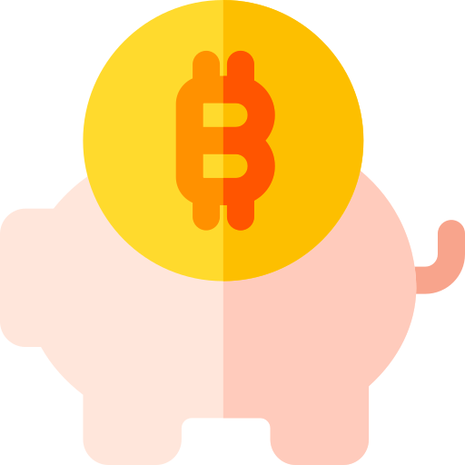 Piggy bank Basic Rounded Flat icon