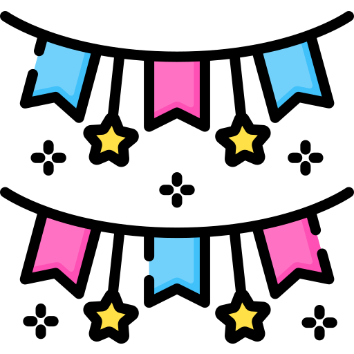 guirlande Icône gratuit guirlande Icône gratuit