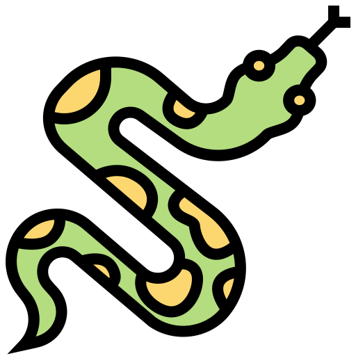 Snake Meticulous Lineal Color Icon