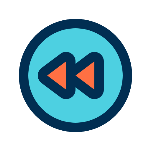 rembobiner Icône gratuit