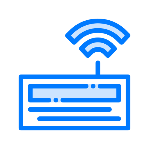 Teclado inalámbrico icono gratis