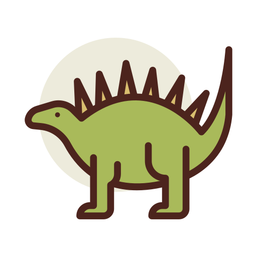 estegosaurio icono gratis