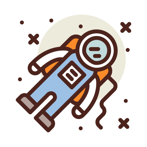 Astronauta grátis ícone