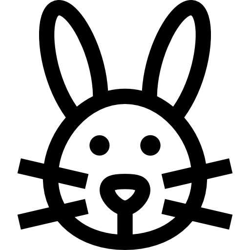 Bunny Basic Straight Lineal icon