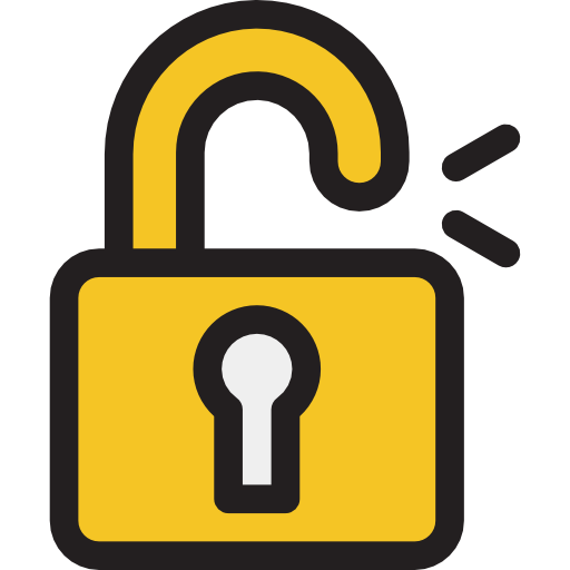 Open Padlock Free Security Icons