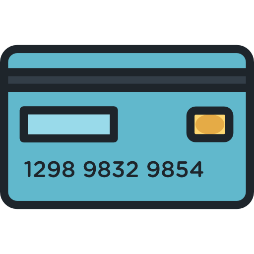 Free Credit Card SVG, PNG Icon, Symbol. Download Image.