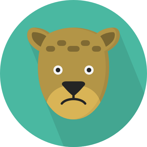 leopardo icono gratis