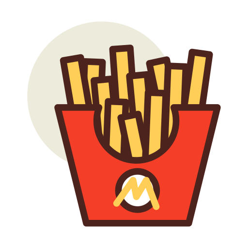 Francés fritas icono gratis