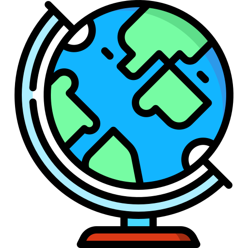 Geografía icono gratis