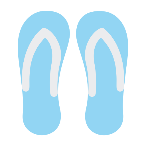 Flip flops Good Ware Flat icon