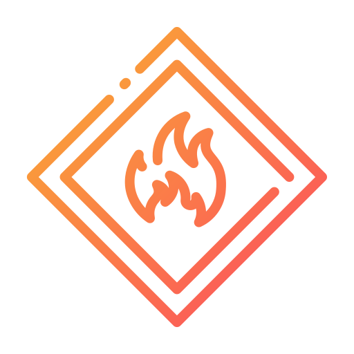 Flammable Good Ware Gradient icon