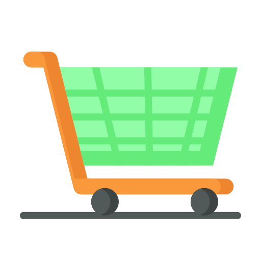 Shopping cart Good Ware Flat icon