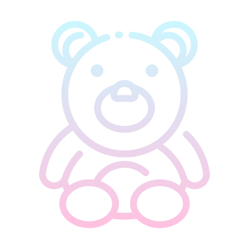 Oso de peluche icono gratis