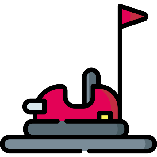 Bumper Car Special Lineal Color Icon