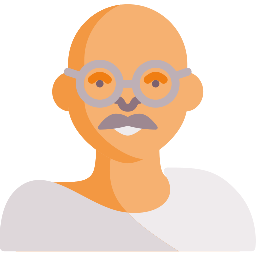 Gandhi grátis ícone