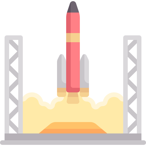 Rocket launch Special Flat icon