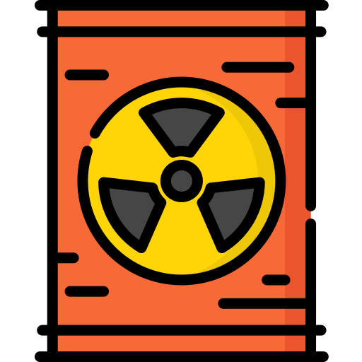 energía nuclear icono gratis