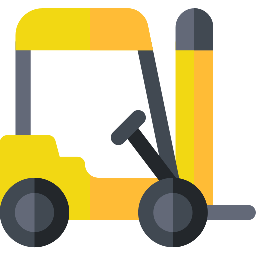 Forklift Basic Rounded Flat icon