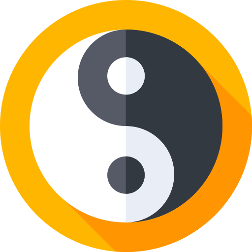 Yin y yang icono gratis