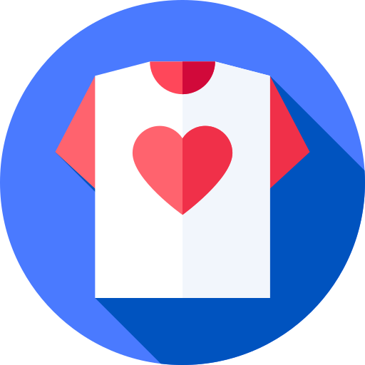 T-shirt Flat Circular Flat icon