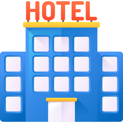 Hotel 3D Color icon