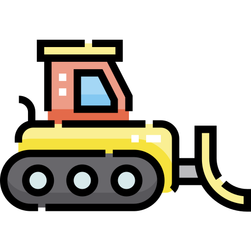 Bulldozer icono gratis