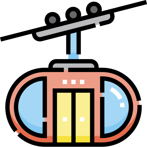 Teleférico icono gratis