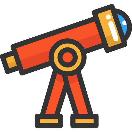 Telescope free icon Telescope free icon