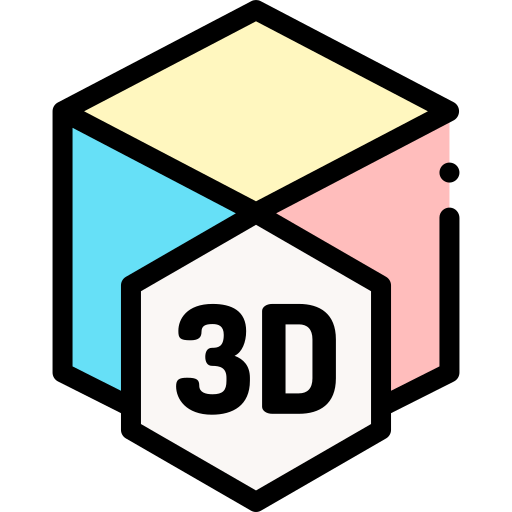 cubo 3d icono gratis