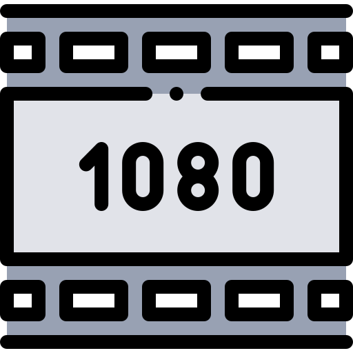 1080p Full HD free icon 1080p Full HD free icon