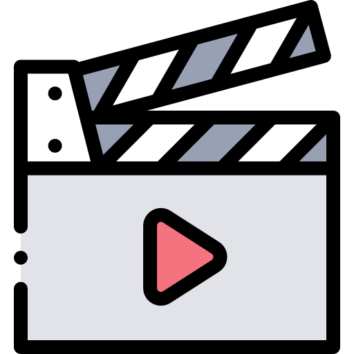 Película icono gratis