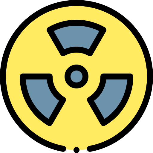 energía nuclear icono gratis