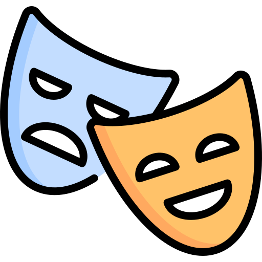 Theater masks - Free education icons