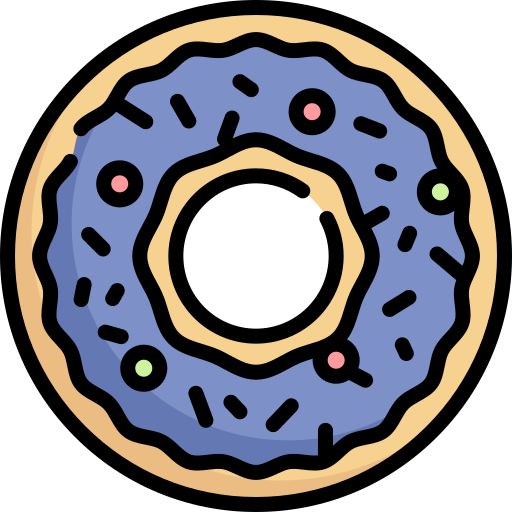 Rosquilla icono gratis