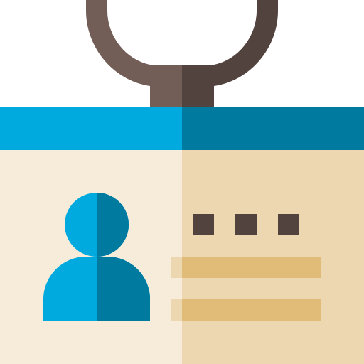 Carnet de identidad icono gratis