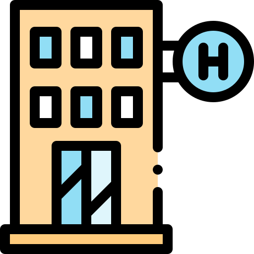 호텔 무료 아이콘
