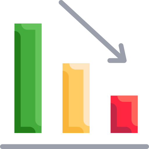 gráfico de barras icono gratis