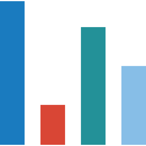 Gráfico de barras icono gratis