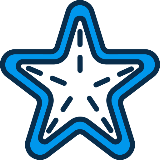 Estrella de mar icono gratis