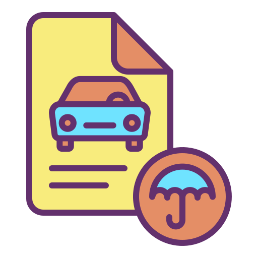 Seguro de automóvel grátis ícone