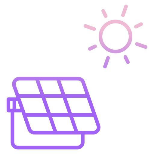 Energía solar icono gratis