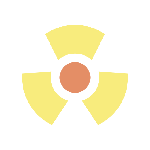 energía nuclear icono gratis