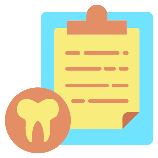 Registro odontológico grátis ícone Registro odontológico grátis ícone